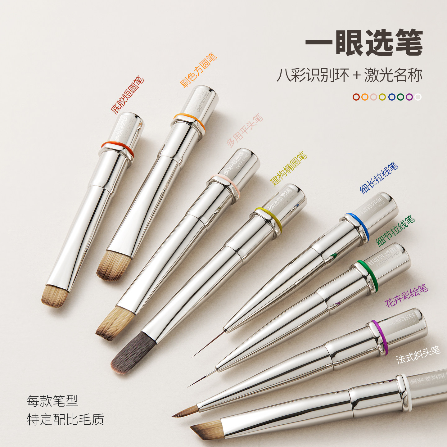 竟灵感美甲笔套装专业高端方圆建构彩绘拉线雕花法式光疗油胶笔刷,淘宝优惠券,粉丝福利购,淘宝优惠卷