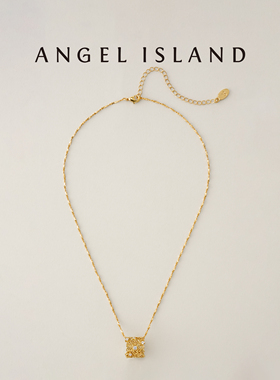 ANGELISLAND天使岛「Chantee」镂空蕾丝花园花卉项链