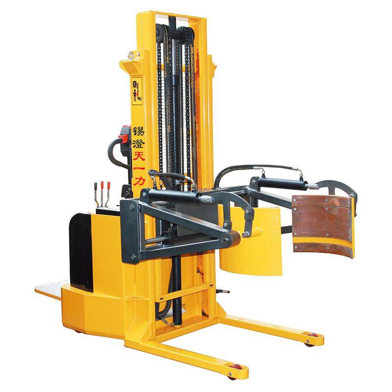 全电动油桶堆高车油桶圆桶搬运车翻转车液压油桶倒料车现货,淘宝优惠券,粉丝福利购,淘宝优惠卷