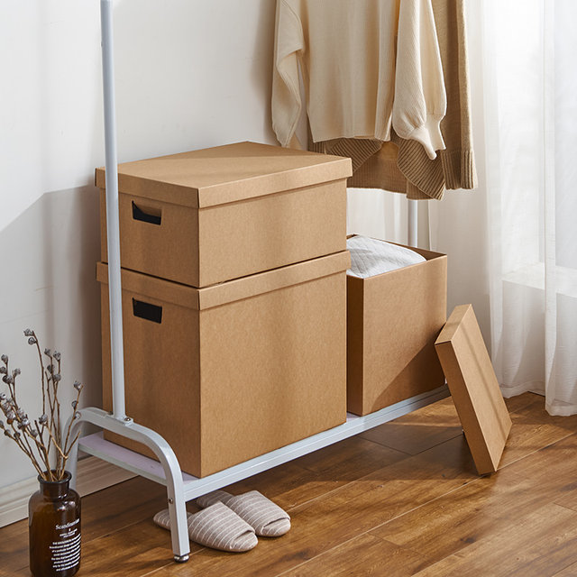 Kraft paper thickened paper storage box snack storage box
