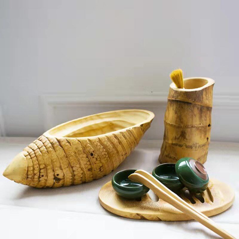 创意天然老竹根雕干泡盘壶承壶托储水茶盘功夫茶具小茶台茶海茶垫,淘宝优惠券,粉丝福利购,淘宝优惠卷