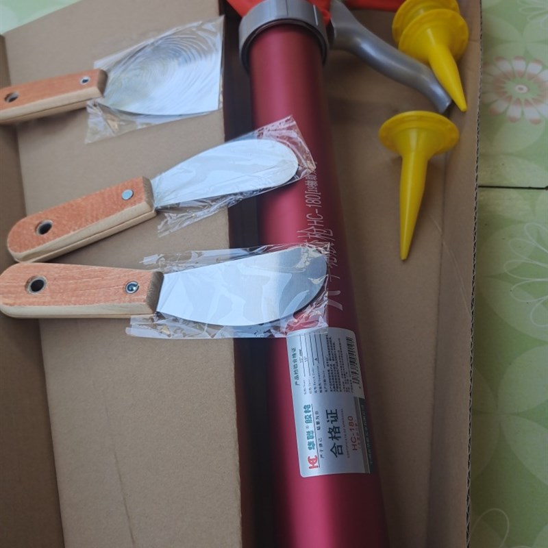 华聪新款华聪19轴结构胶枪HC-180结构胶枪玻璃胶枪 - 图2