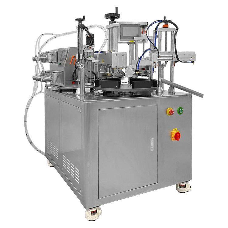 全自动转盘式联排管灌装机次护肤品化妆品抛精华液软管灌装封尾机,淘宝优惠券,粉丝福利购,淘宝优惠卷