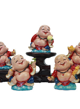 博古架摆件福禄寿喜财公仔财神客厅摆设招财家居酒柜电视柜装饰品