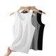 Pure cotton men's vest men's markless hurdle sports