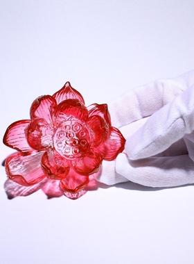 Moorit古法琉璃莲花香插禅意桌面