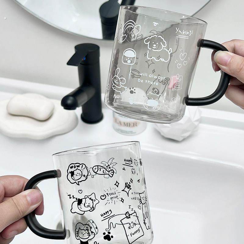 简约透明漱口杯家用ins风情侣刷牙杯子学生宿舍用牙缸洗漱杯水杯,淘宝优惠券,粉丝福利购,淘宝优惠卷