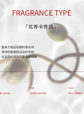 LEECN莉肯独家专属【无罪】香水花草辛香调30ml