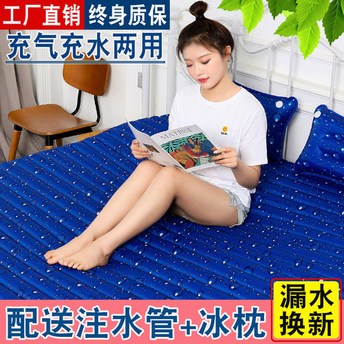冰垫水床垫水席学生宿舍单人双人水床夏天降温冰床垫制冷水垫凉垫 - 图0