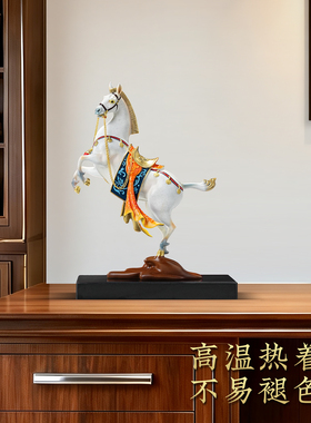 汉京一马当先铜马摆件开业礼品