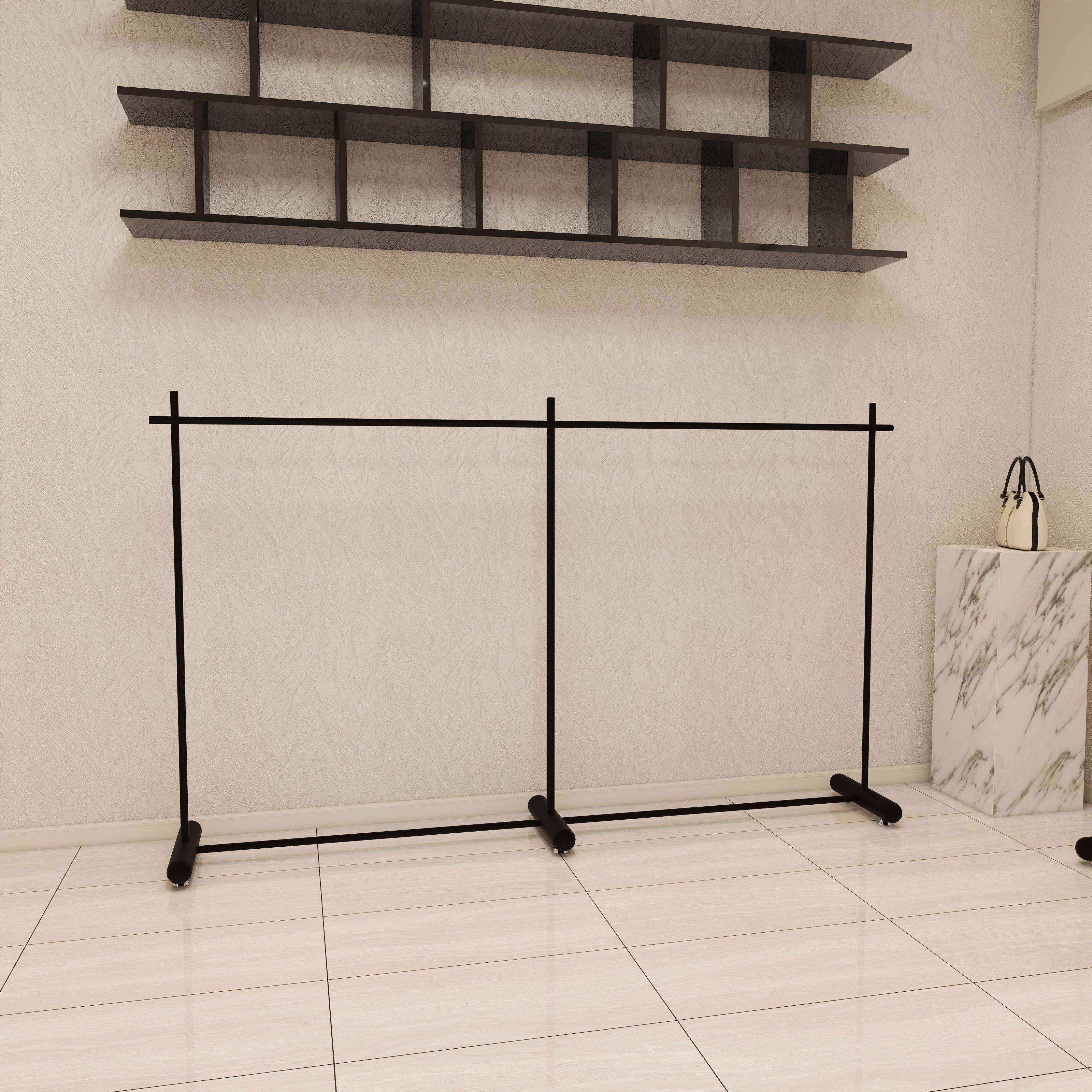 服装店展示架黑色挂衣架女装童装店专用落地架铁艺货架中岛礼服架,淘宝优惠券,粉丝福利购,淘宝优惠卷