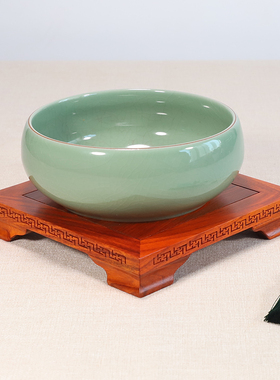 花梨实木底座客厅摆件工艺品香薰花瓶佛像茶具酒坛木质托架可定制