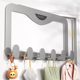 Bathroom traceless storage rack door hanger