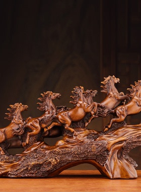 Boco马到成功八骏雄风装饰摆件