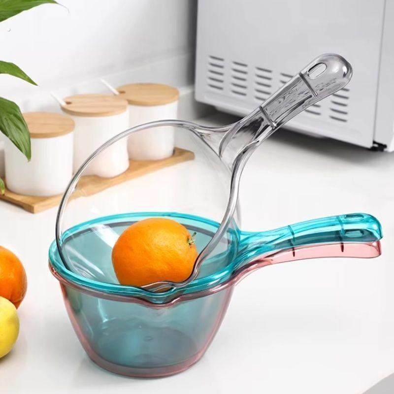 【加厚抗摔水勺】加深水瓢加厚家用长柄塑料大号创意厨房透明水瓢,淘宝优惠券,粉丝福利购,淘宝优惠卷