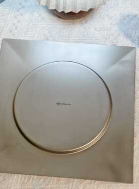 la歌tina不锈钢盘托盘果盘餐盘加厚一体成型316装饰品