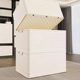 Folding storage box large capacity thickened household storage cabinet