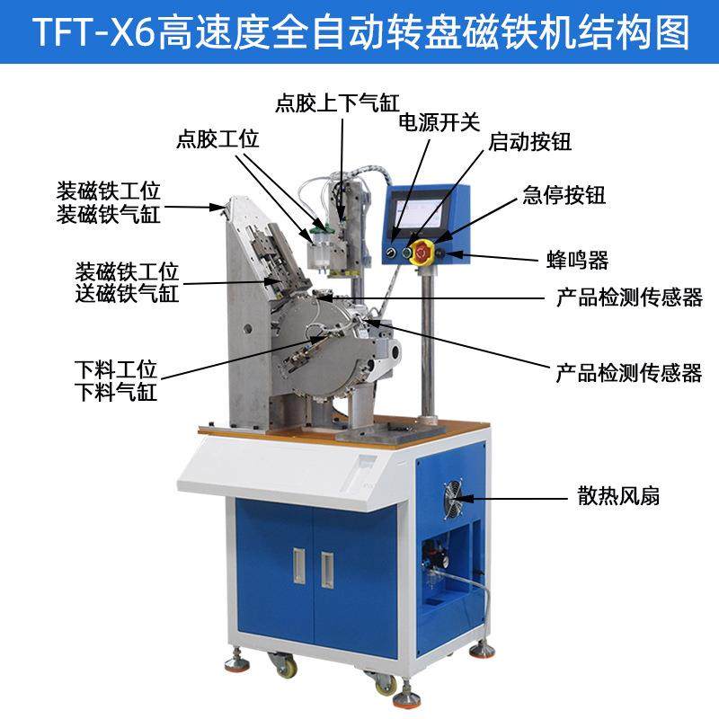全自动转盘式烟具蓝牙耳机手表装配打磁铁点打涂胶一体机,淘宝优惠券,粉丝福利购,淘宝优惠卷