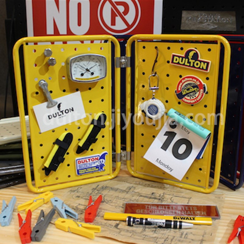 Rice storage mini metal storage hole board desk double-sided screen vertical can be hung