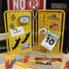Rice storage mini metal storage hole board desk double-sided screen vertical can be hung
