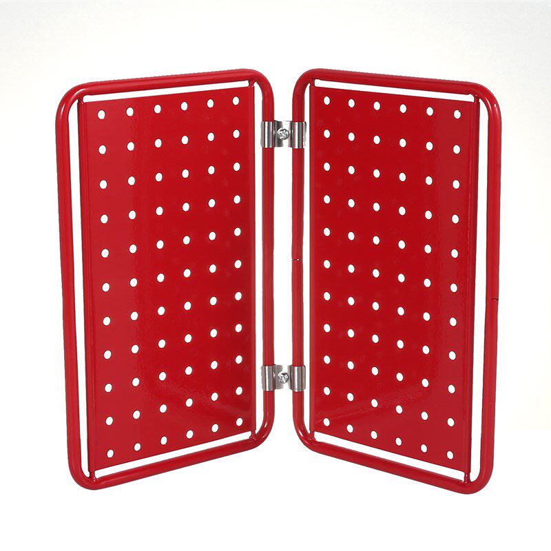 Rice storage mini metal storage hole board desk double-sided screen vertical can be hung