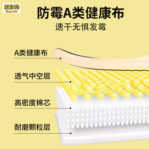 小月龄婴儿游泳圈宝宝趴圈蛋蛋圈腋下0-12月家用免充气新生儿躺圈 - 图3