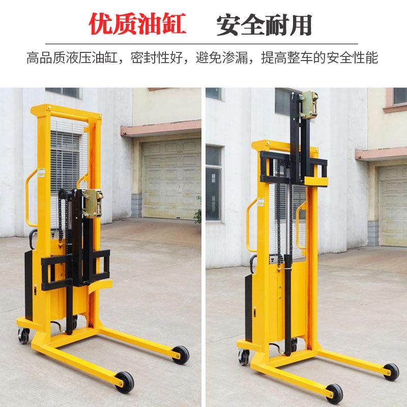 升1.6米鹰嘴叼扣式油桶装卸货车叉车DT500电动油桶搬运车堆高车,淘宝优惠券,粉丝福利购,淘宝优惠卷