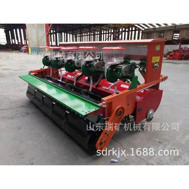 Rotating tillage and stubble extermination corn soybean precision sowing machine peanut seeder wheat four-wheeler with planting and fertilization integrated