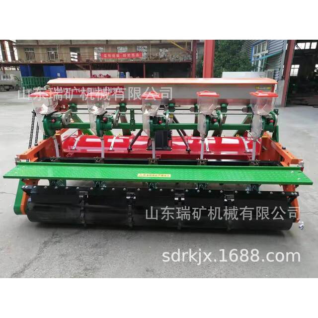 Rotating tillage and stubble extermination corn soybean precision sowing machine peanut seeder wheat four-wheeler with planting and fertilization integrated