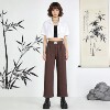 阿仕顿春夏新款女士休闲裤简约百搭直筒宽松