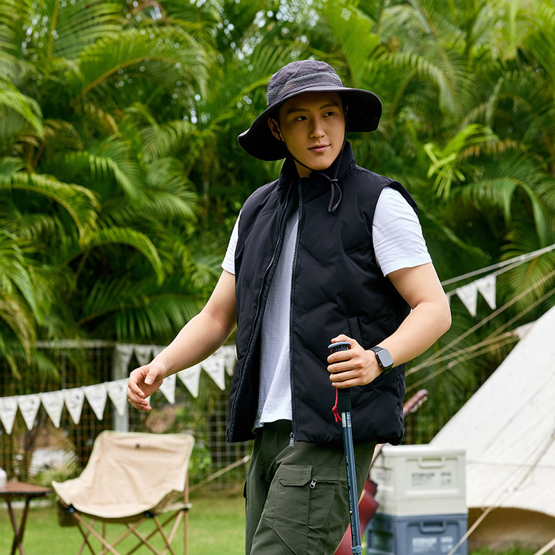 Artsdon/阿仕顿2025年秋冬男新款简约时尚保暖舒适立领羽绒马甲,淘宝优惠券,粉丝福利购,淘宝优惠卷