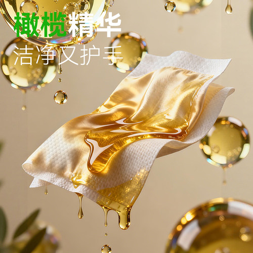 棉辞厨房湿巾去油去污家用油烟机清洁强力去油污湿纸巾加大厚抹布 - 图2