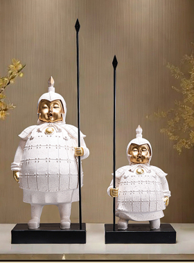 兵马俑办公室书柜工艺品家居好物高档客厅装饰摆件创意荼室装饰品