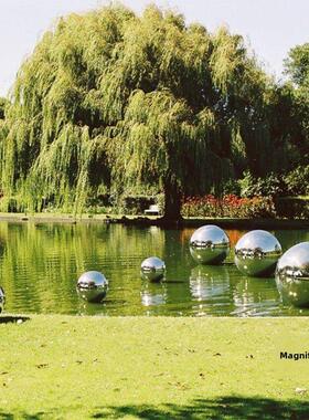 【国家】201不锈钢精镜空心球圆球装饰浮球金属球圣诞球