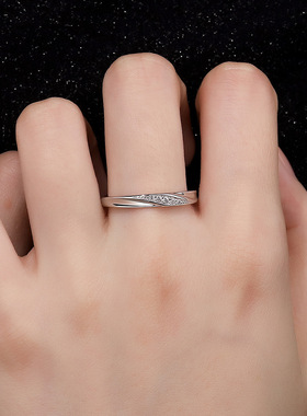 共渡爱河s999纯银戒指