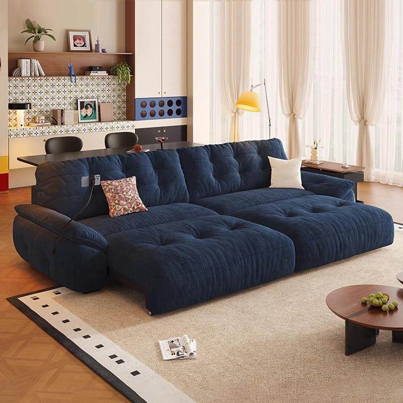 【新品15天发货】云朵沙发床电动布艺小户型客厅雪尼尔伸缩沙发,淘宝优惠券,粉丝福利购,淘宝优惠卷