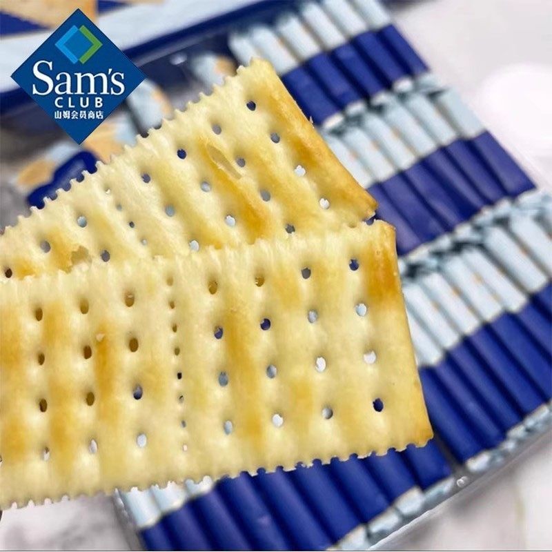 山姆官方正品代购Member's Mark海盐苏打饼干1.5kg闲零食点心,淘宝优惠券,粉丝福利购,淘宝优惠卷