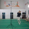 Badminton high ball trainer adjustable portable