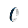 Natural turquoise ring for women, high-end and versatile