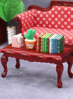DOLLHOUSE欧式复古微缩场景模型桌子摆 娃娃屋配件小茶几配件道具