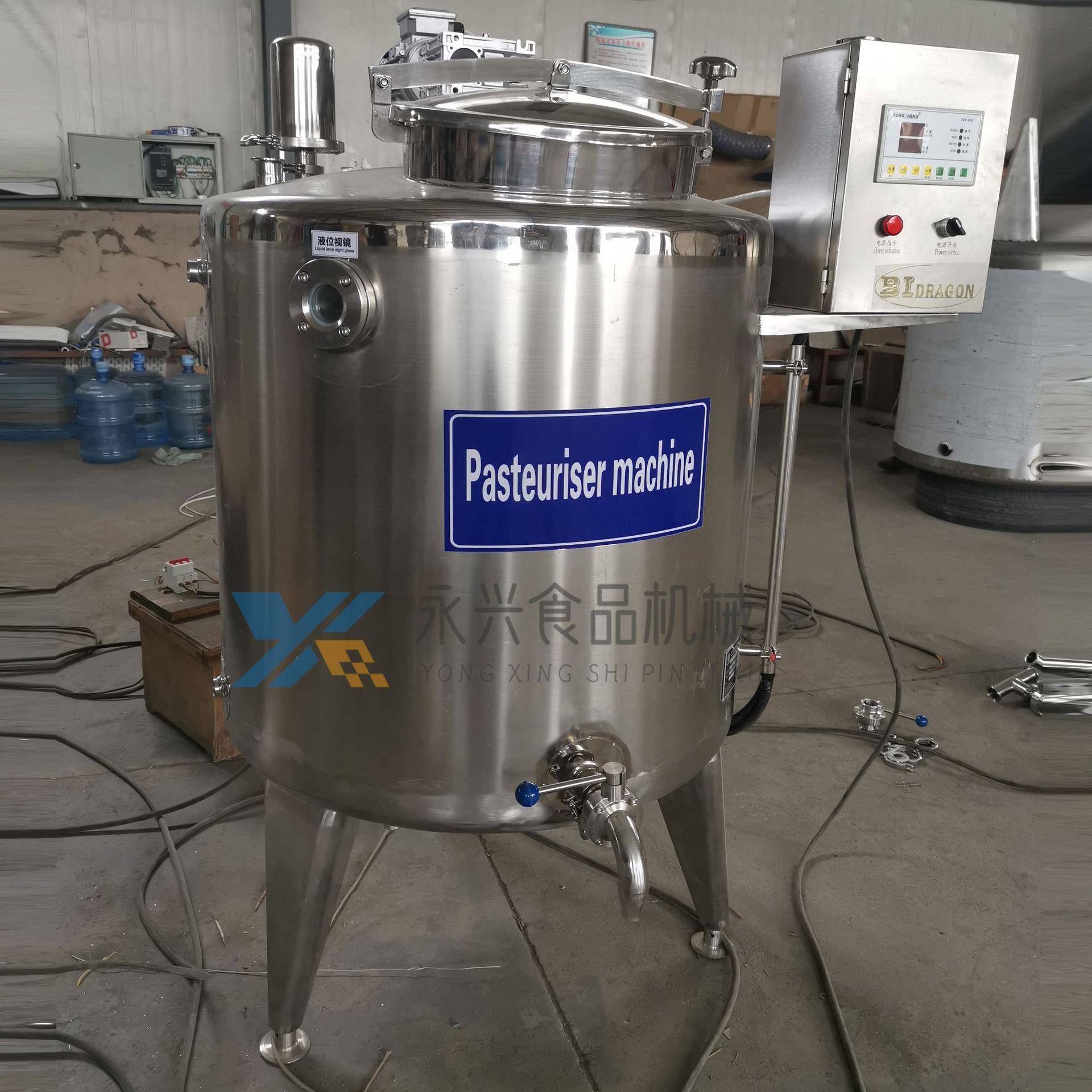 Commercial fresh milk pasteurization machine fresh milk bar sterilization equipment fully automatic milk sterilization machine low temperature sterilization
