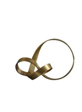 轻奢金属麻花摆件家居客厅装饰品酒柜装饰高级感新家桌面饰品