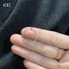 Korean style cool mini very small round bead ring for women