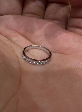 满天星爆闪仿莫桑钻戒指女