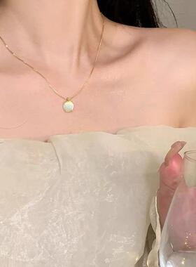 珠项链女小众MY31062高感轻奢设计骨链星星珍ins学生锁闺蜜级春夏