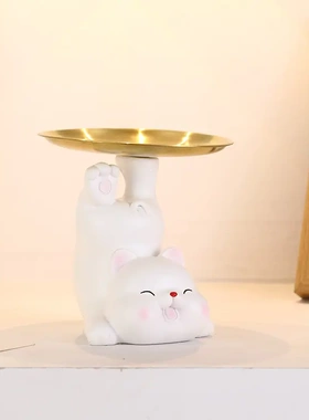 可爱猫摆件家居入户门客厅电视柜酒柜玄关装饰品鞋柜乔迁新居礼品