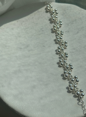 韩系小葡萄仿珍珠手链女轻奢小众