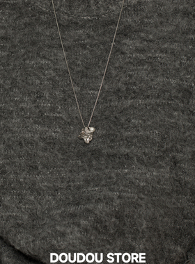 秋冬复古不规则液态仿珍珠项链女