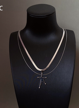 不规则五角星吊坠项链女配饰