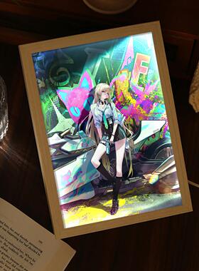 琳奈周边灯光画鸣潮二次元热门游戏同人手办吧唧装饰摆件创意礼物